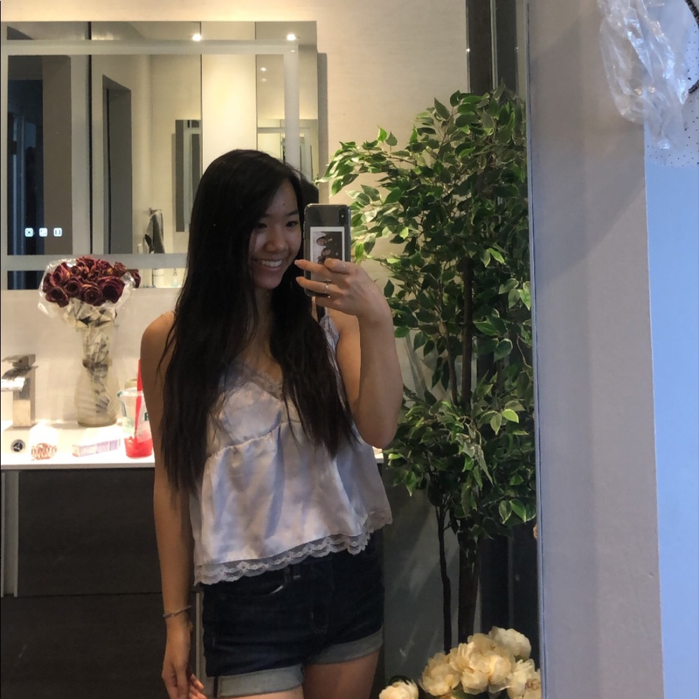 American eagle tie dye babydoll cami